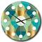 Designart 'Luxury Retro Drops Ii Mid-Century Modern Wall Clock